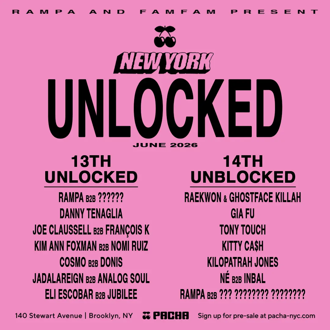 UNLOCKED Rampa | Pacha New York (Saturday)