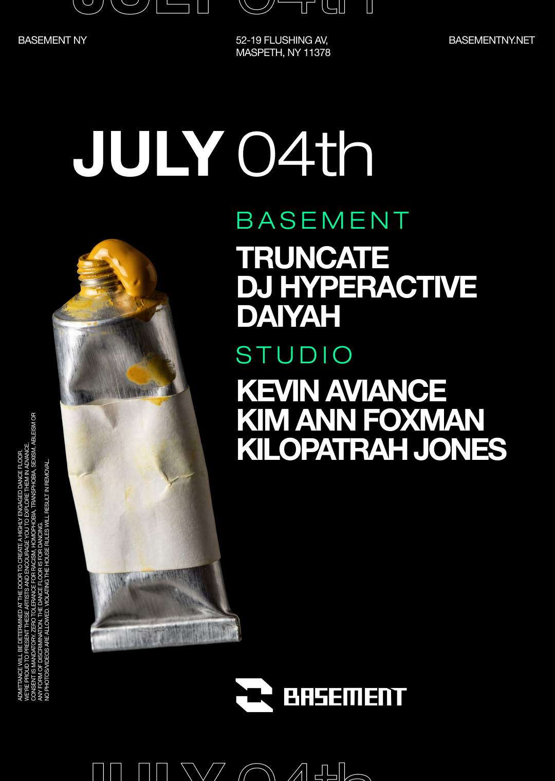 Truncate, DJ Hyperactive, Daiyah, Kevin Aviance, Kim Ann Foxman, Kilopatrah Jones