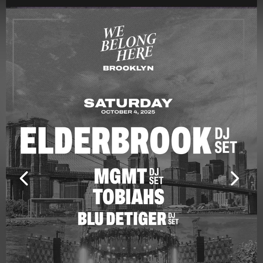 We Belong Here: Saturday - Brooklyn