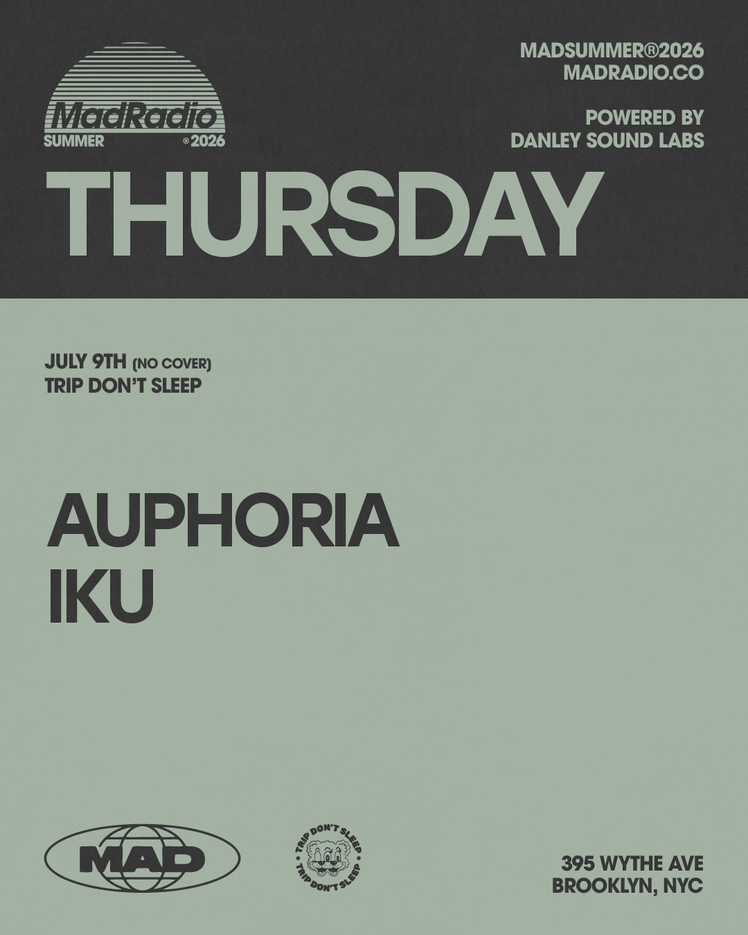 TRIP DON'T SLEEP: Auphoria / iku
