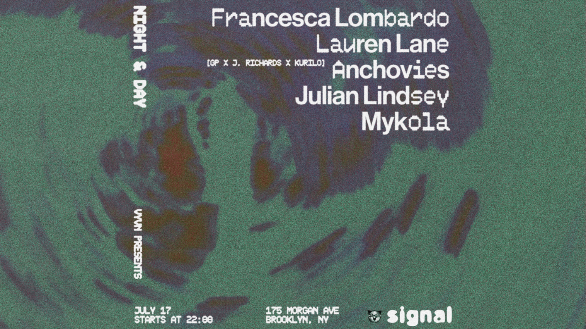 Night & Day: Anchovies (GP x J. Richards x Kurilo), Francesca Lombardo, Lauren Lane