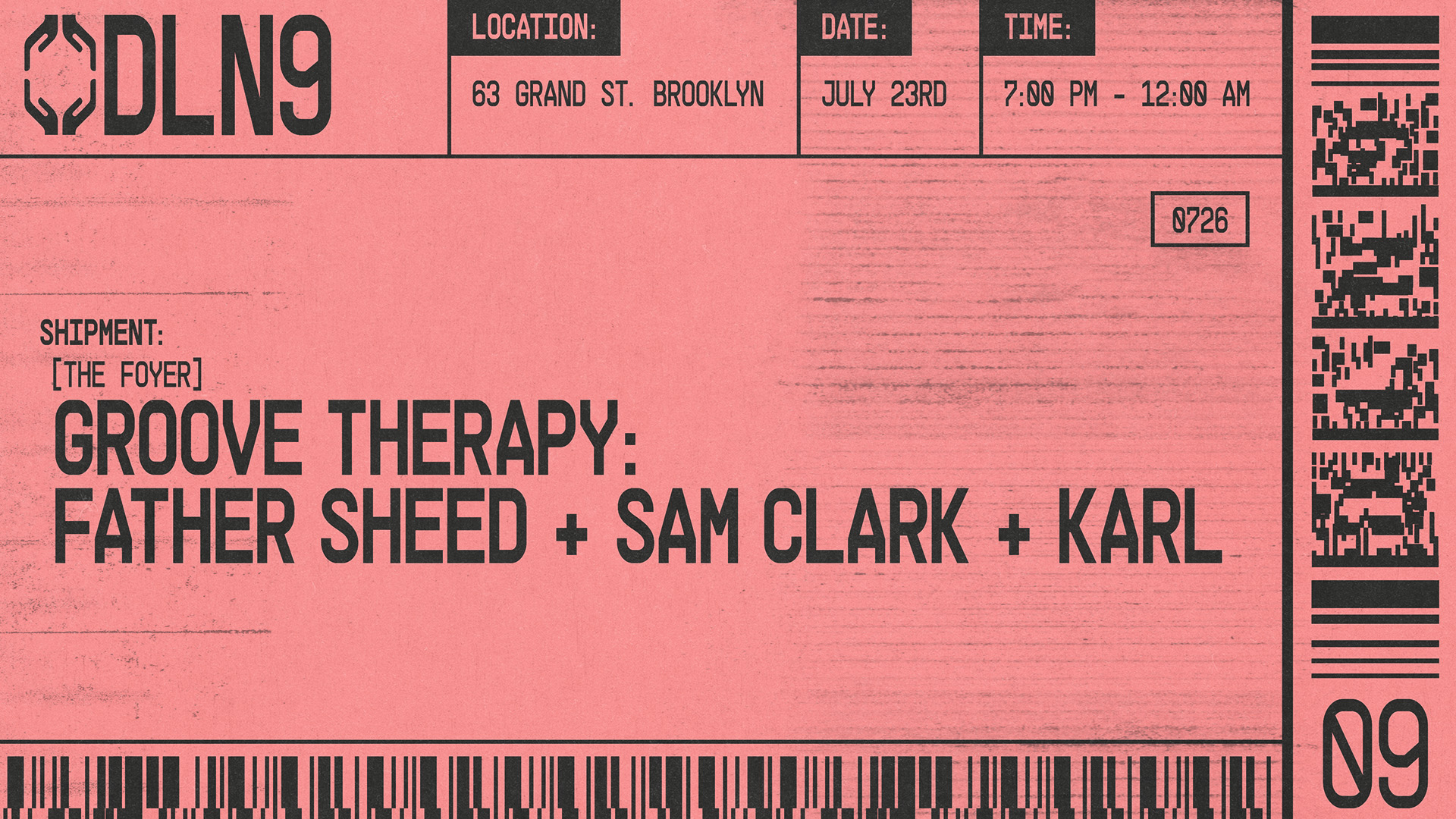 Groove Therapy: Father Sheed, Sam Clark, Karl - Dead Letter No.9