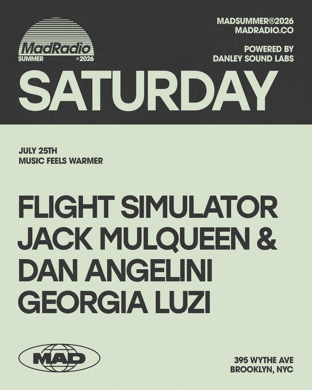 FLIGHT SIMULATOR / Jack Mulqueen & DAN ANGELINI / GEORGIA LUZI