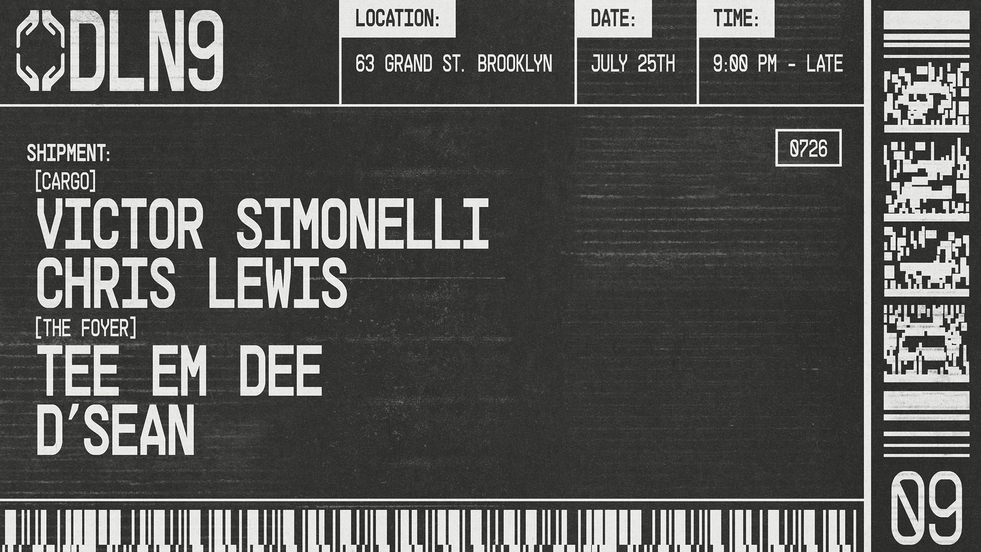 Victor Simonelli, CHRIS LEWIS, TEE EM DEE, D'Sean - Dead Letter No.9