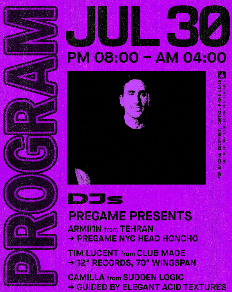 Pregame presents: Armii1n + Friends
