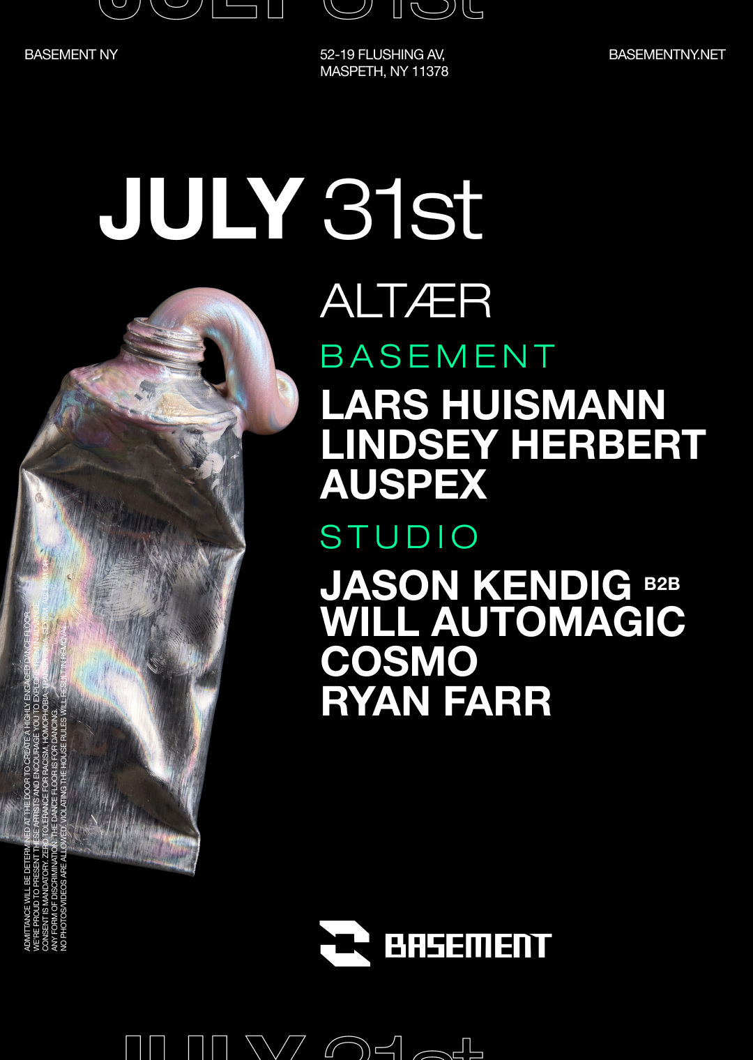 Altær: Lars Huismann / Lindsey Herbert / Auspex /Jason Kendig /Will Automagic /Cosmo /Ryan Farr