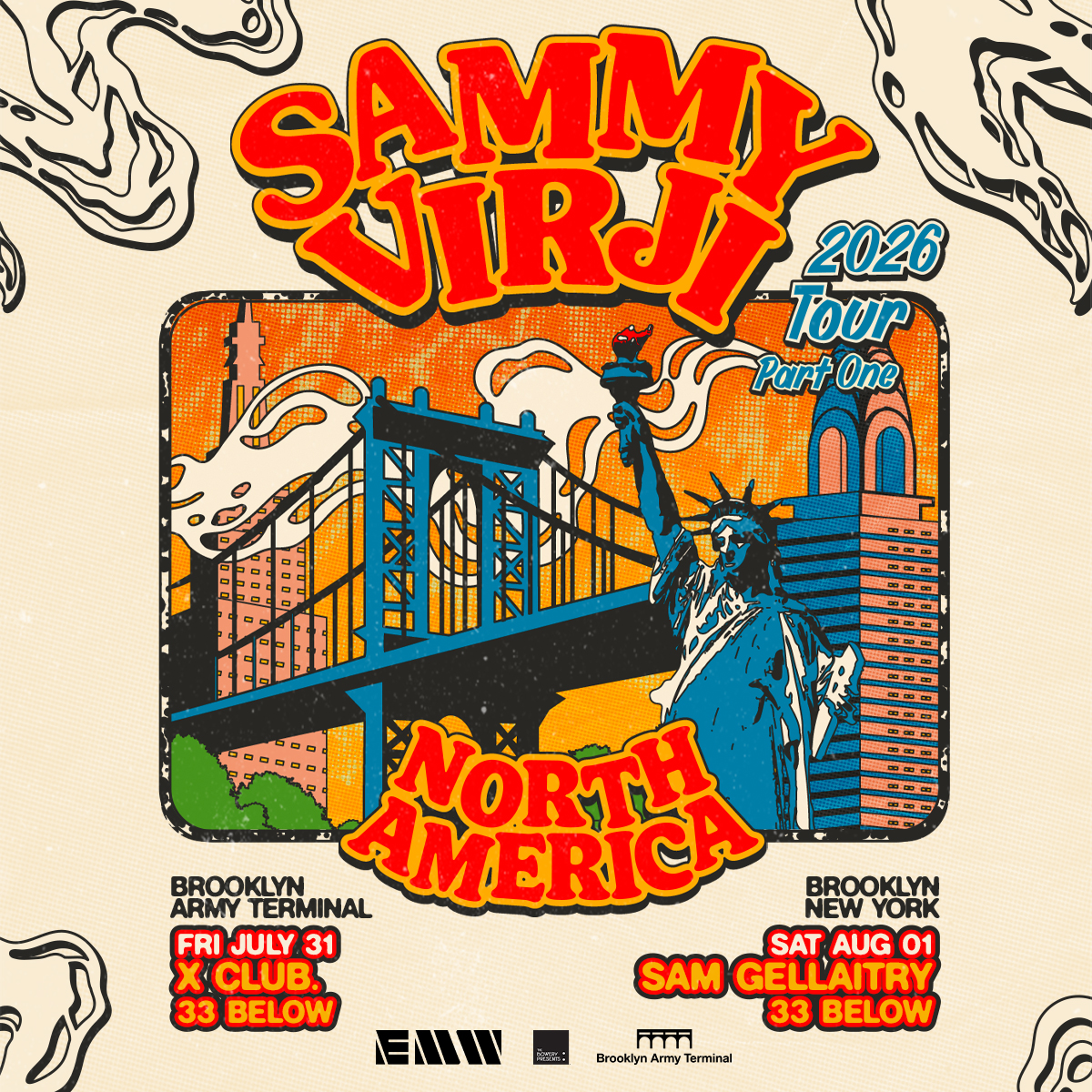 Sammy Virji North America Tour 2026 Part 1 (Saturday) SOLD OUT