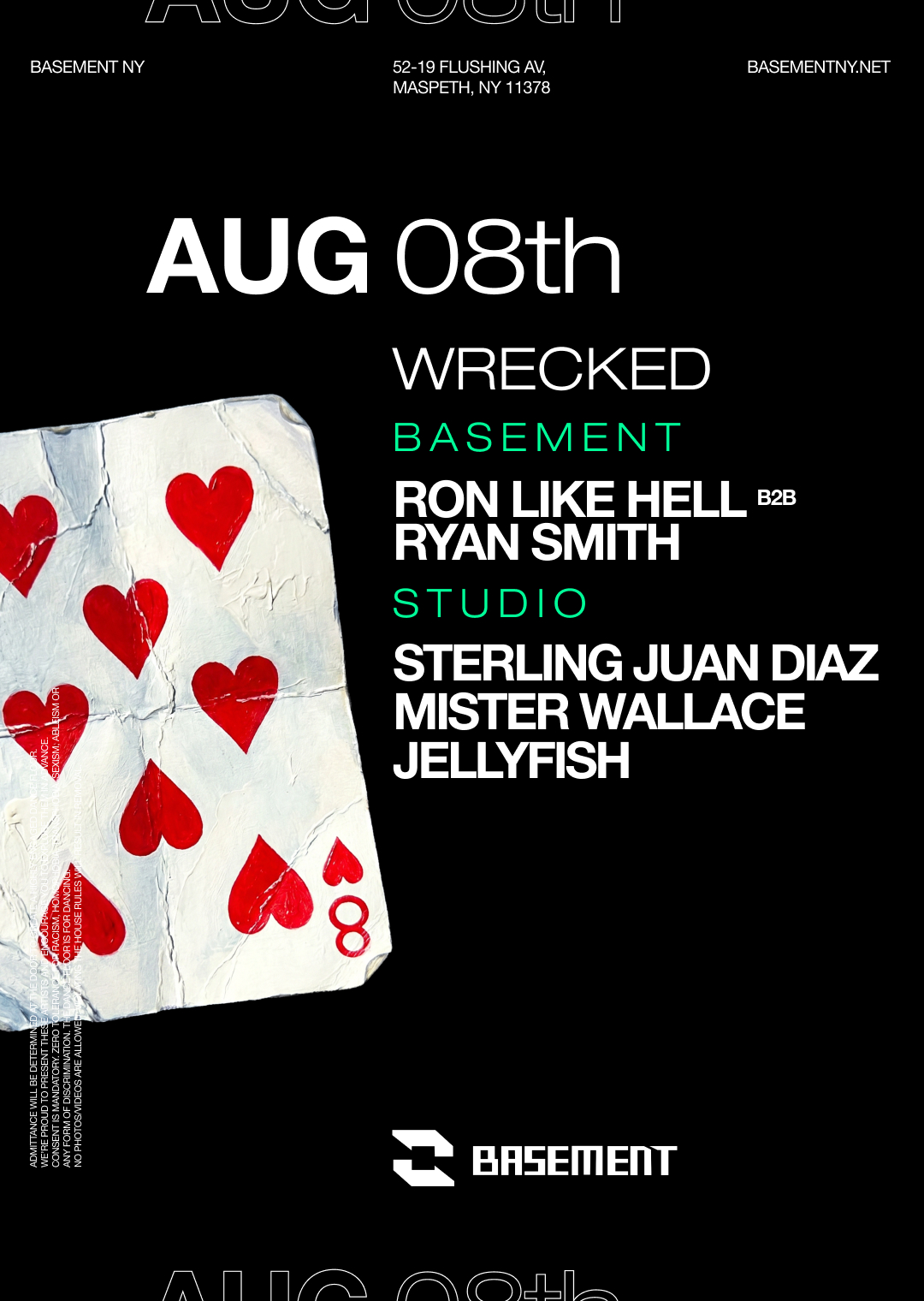 WRECKED: Sterling Juan Diaz / Mister Wallace / Jellyfish / Ron Like Hell b2b Ryan Smith