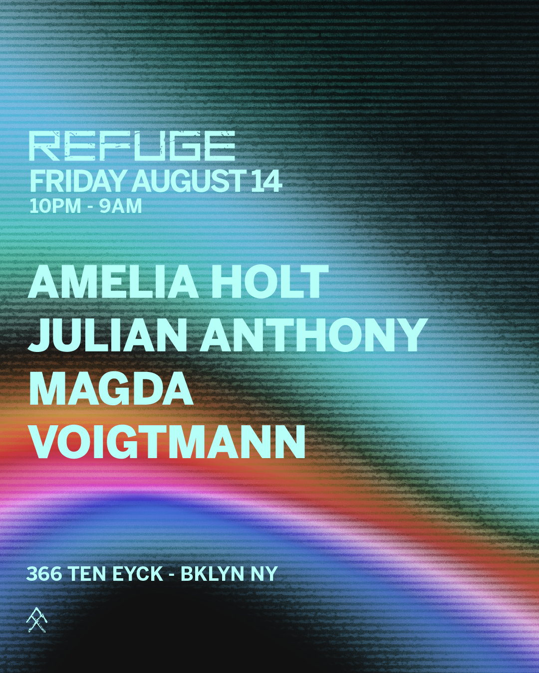 Refuge Fridays with Amelia Holt, Julian Anthony, Magda and Voigtmann