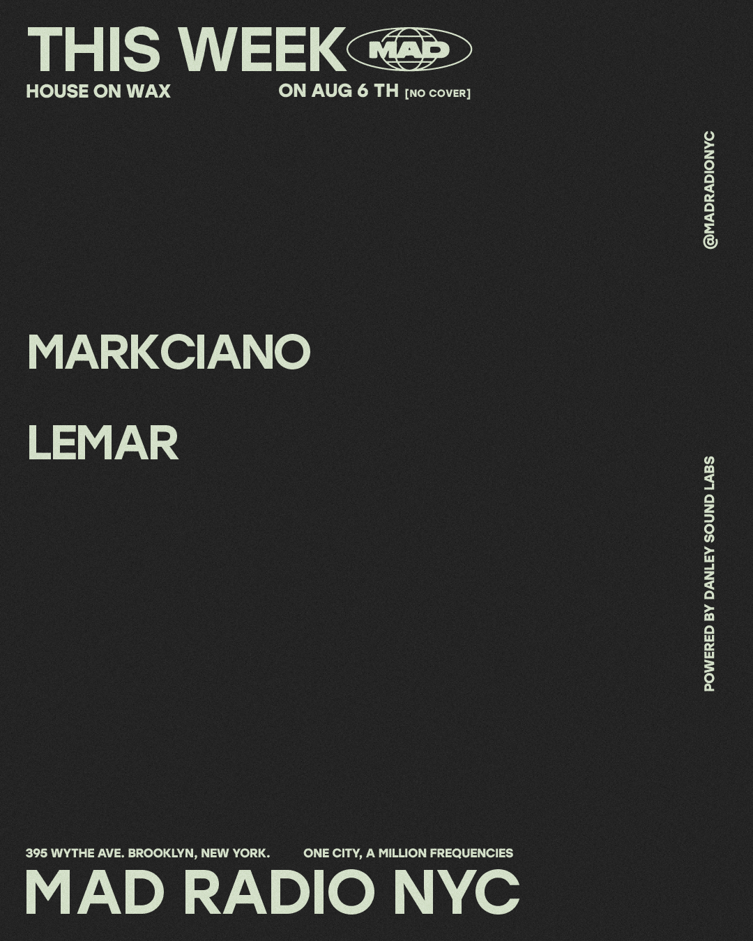 HOUSE ON WAX: MARKCIANO / LemAr
