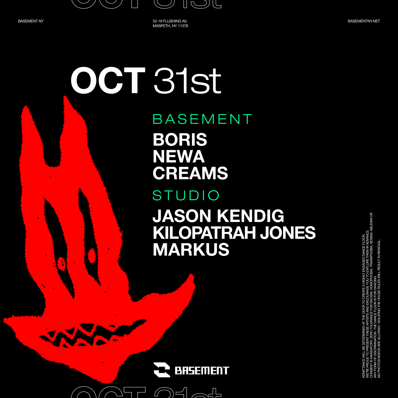 Basement Halloween ft. Boris, Newa, Creams, Jason Kendig, Kilopatrah Jones, Markus