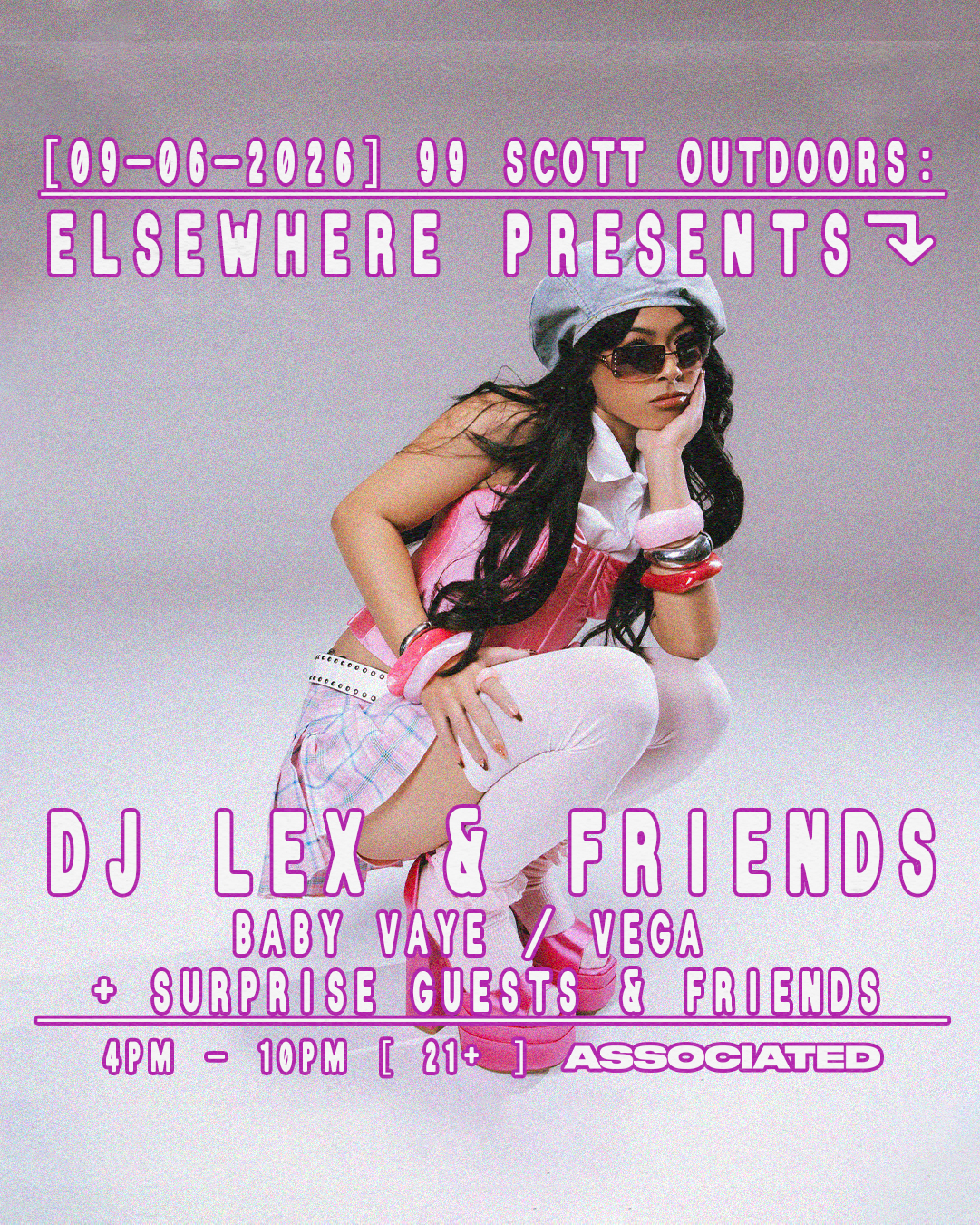 Elsewhere presents: DJ LEX & Friends at 99 Scott Outdoors