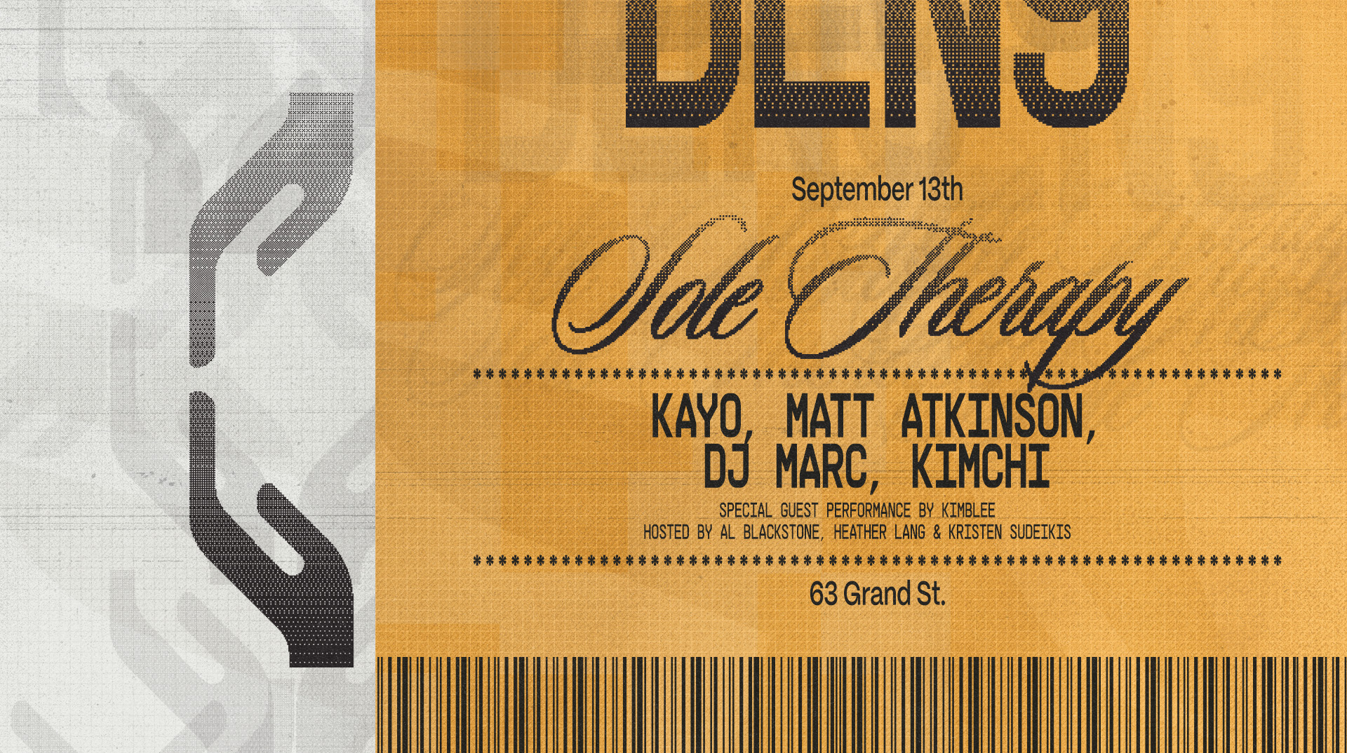 Sole Therapy - KAYO, Matt Atkinson, DJ Marc, Kimchi + Performance by Kimblee