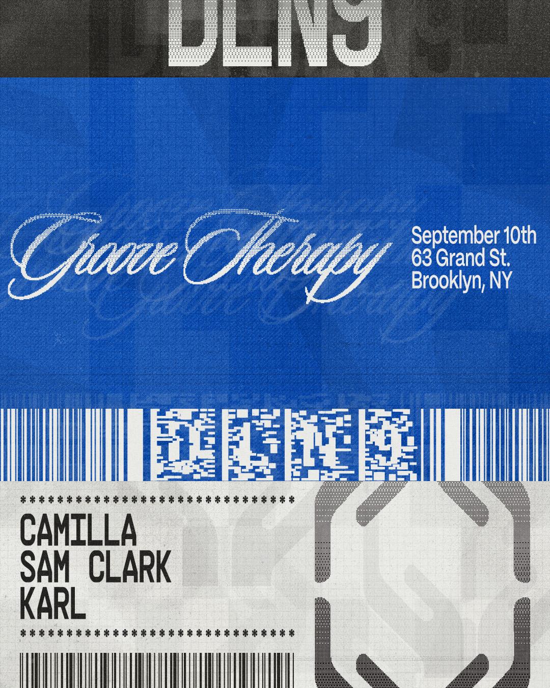 Groove Therapy: CAMILLA, Sam Clark, Karl