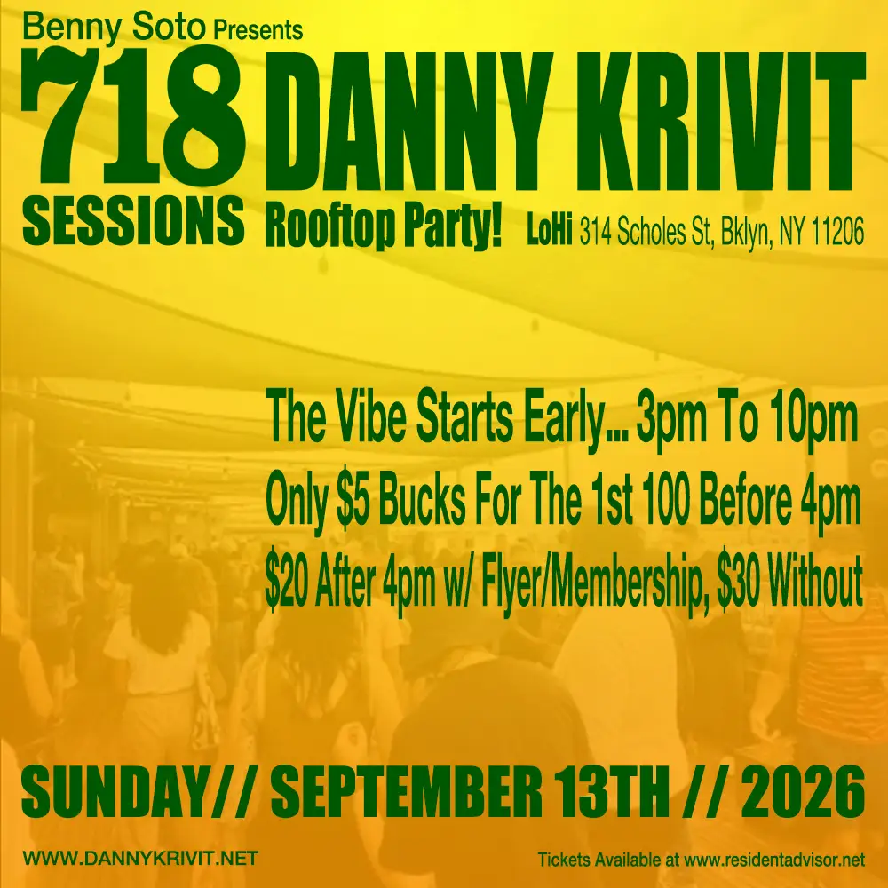 718 Sessions End of Summer Roof Top Party 2026