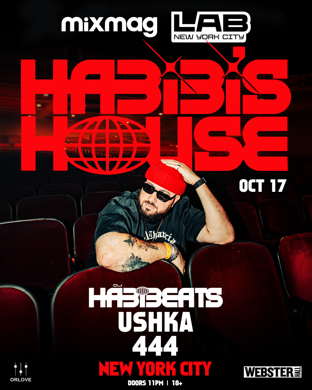 MIXMAG LAB NYC FT. HABIBI'S HOUSE W/ DJ Habibeats, Ushka, & 444