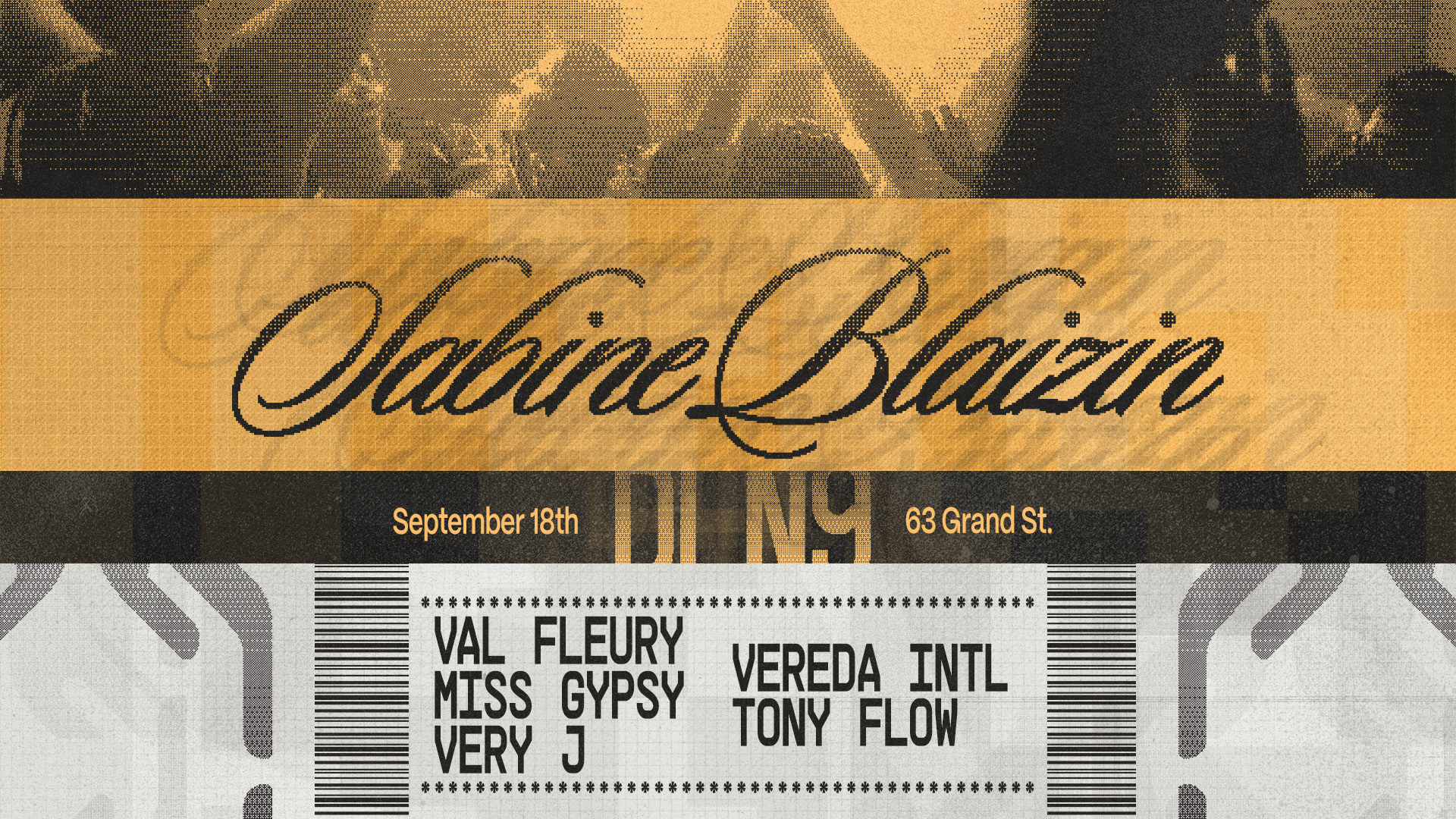 Sabine Blaizin, Val Fleury, Miss Gypsy, Very J, Vereda INTL + Tony Flow (LIVE)