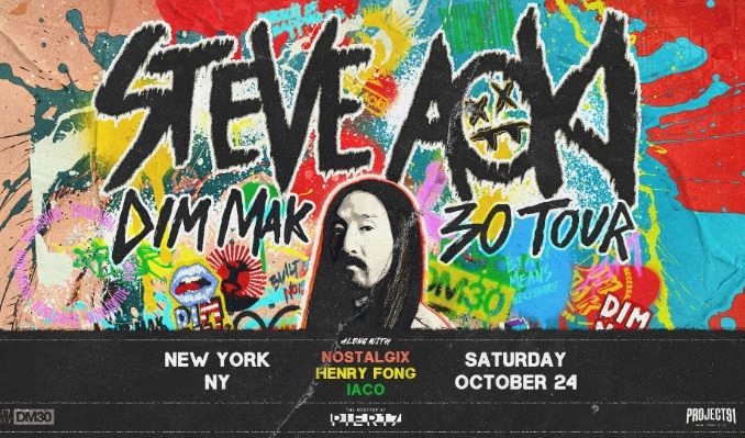 Steve Aoki DIM MAK 30 TOUR