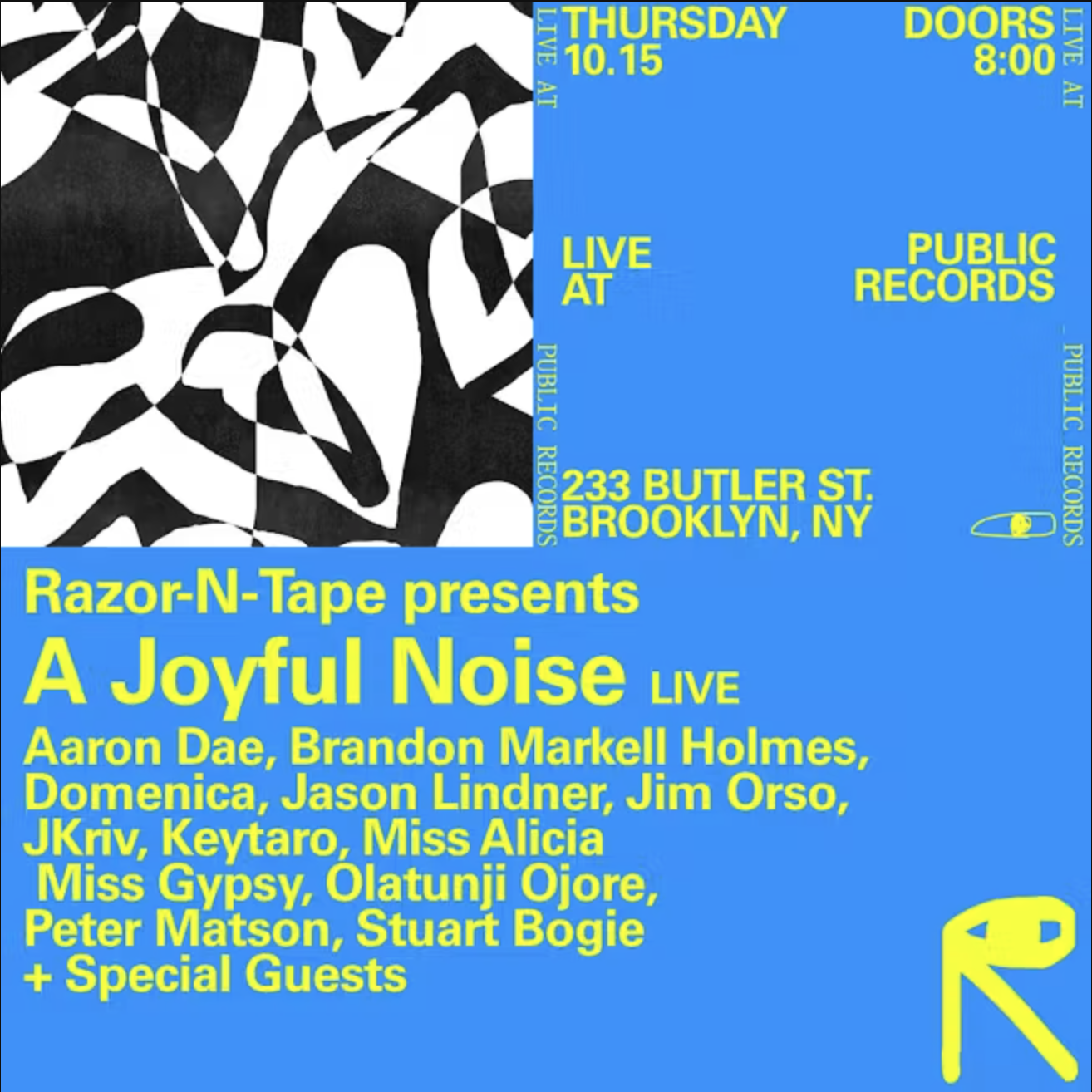 Razor-N-Tape presents A Joyful Noise - Live From public records Album Release Show