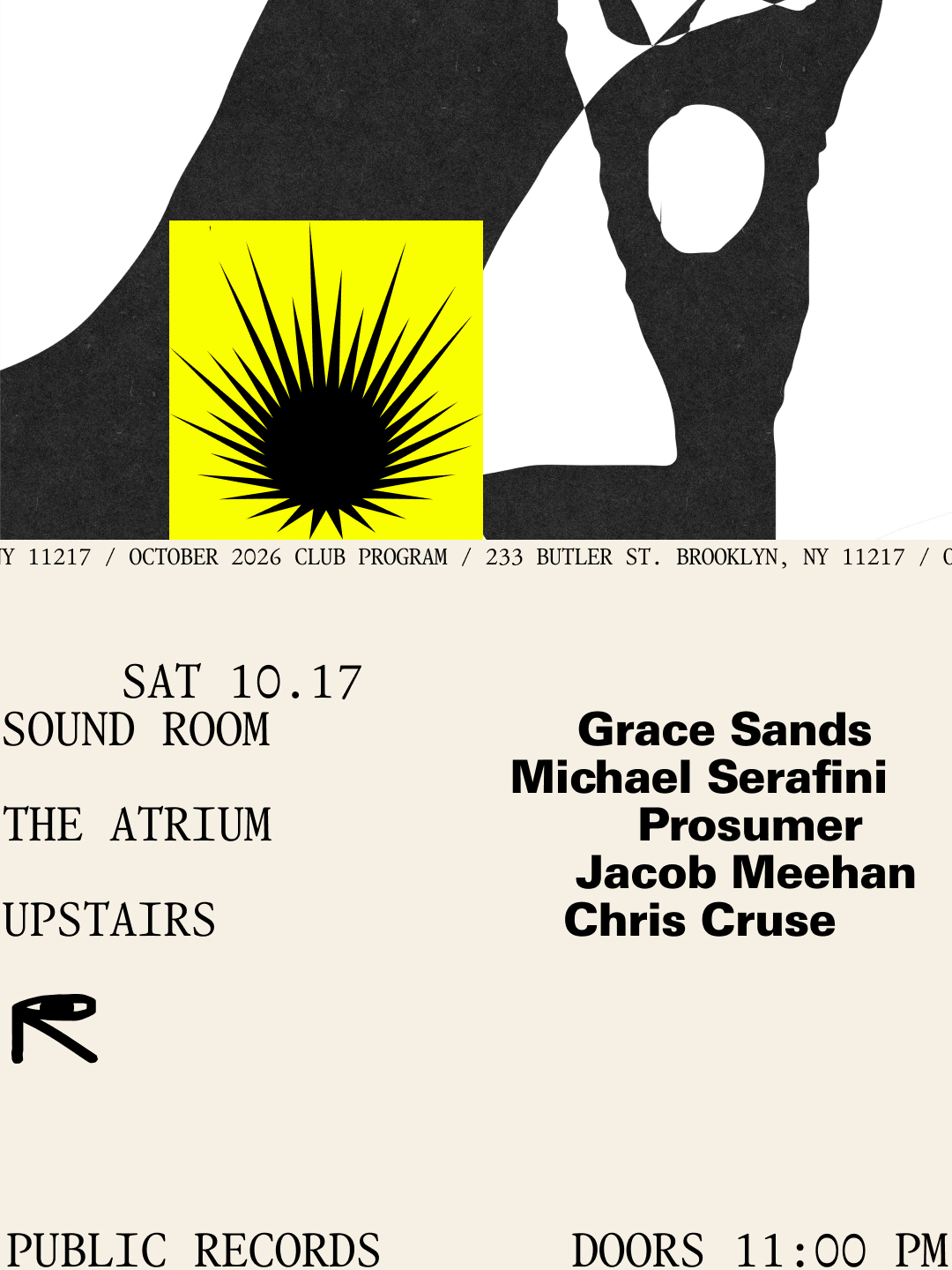 Grace Sands, Michael Serafini / Prosumer, Jacob Meehan / Chris Cruse