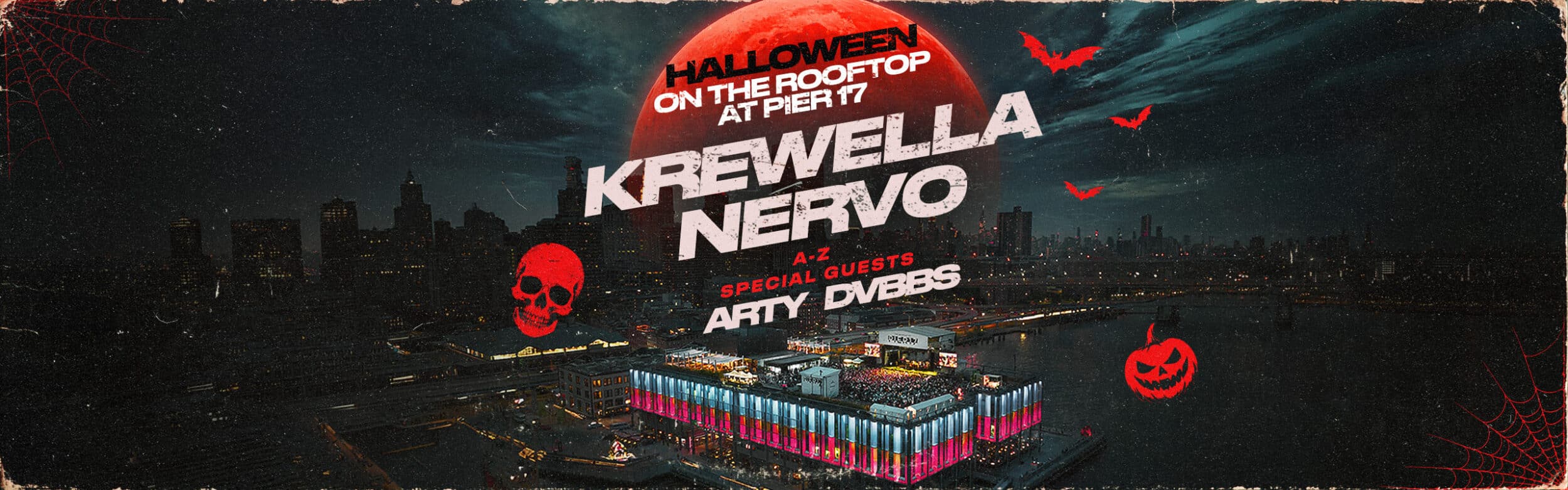 Rooftop at Pier 17 Halloween: Krewella & NERVO, ARTY & DVBBS