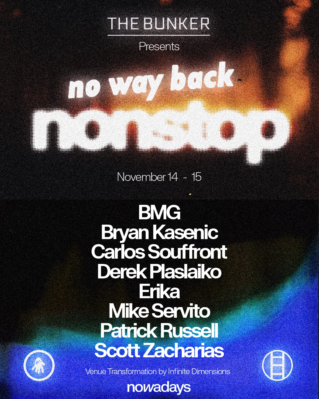 The Bunker presents: No Way Back Nonstop