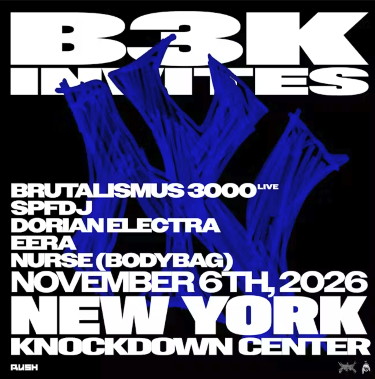 B3K INVITES NY: Brutalismus 3000, SPFDJ, Dorian Electra, more