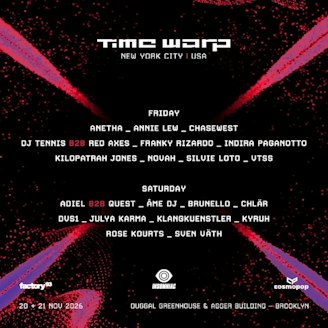Time Warp NYC 2026 (Sat)