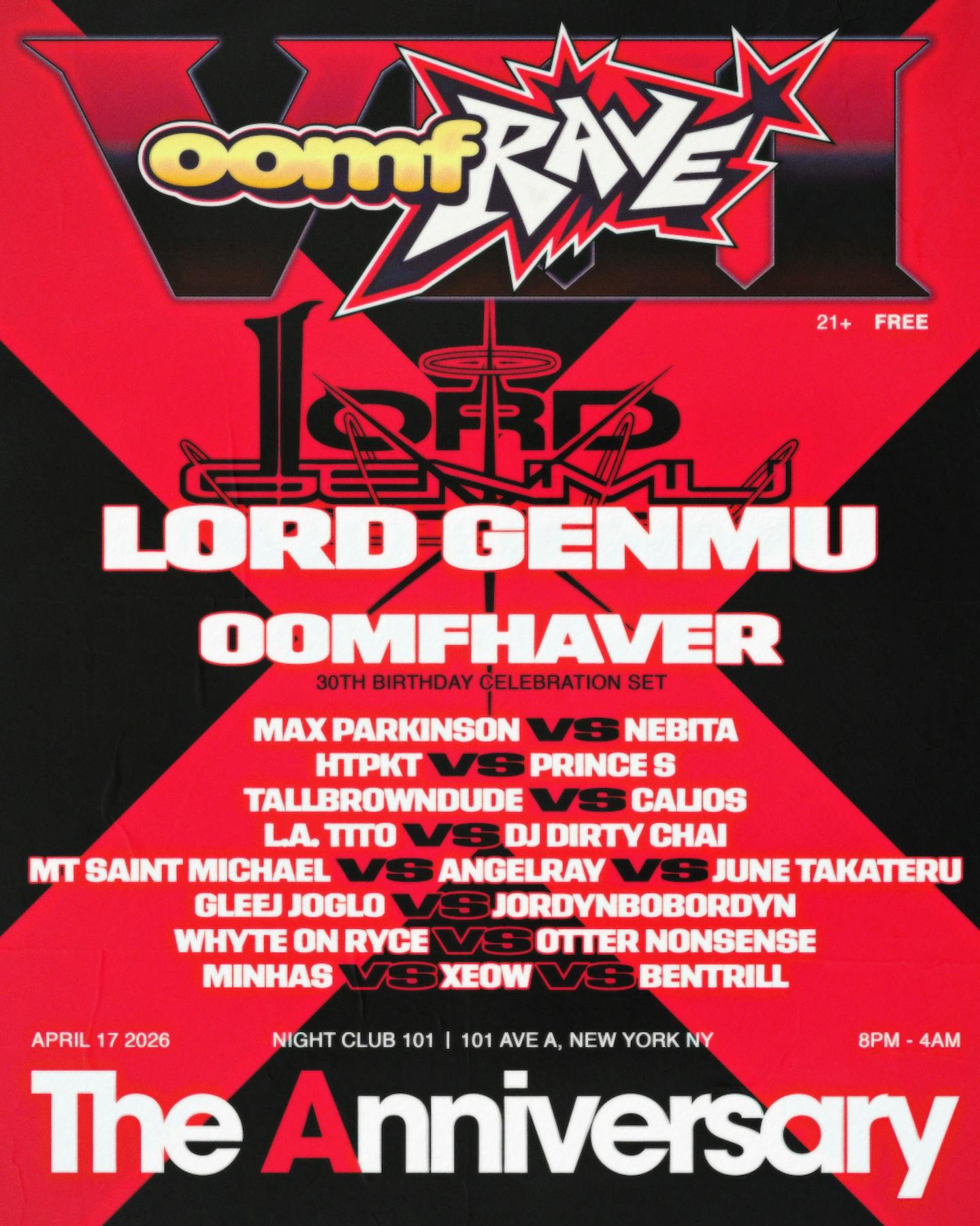 oomfRAVE 8: The Anniversary