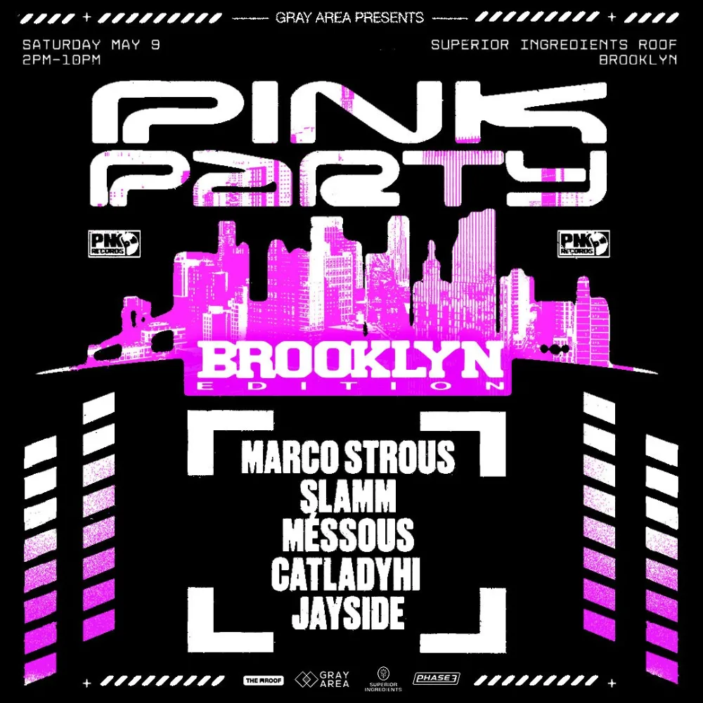 PNK PARTY: Brooklyn Edition with Marco Strous, Slamm