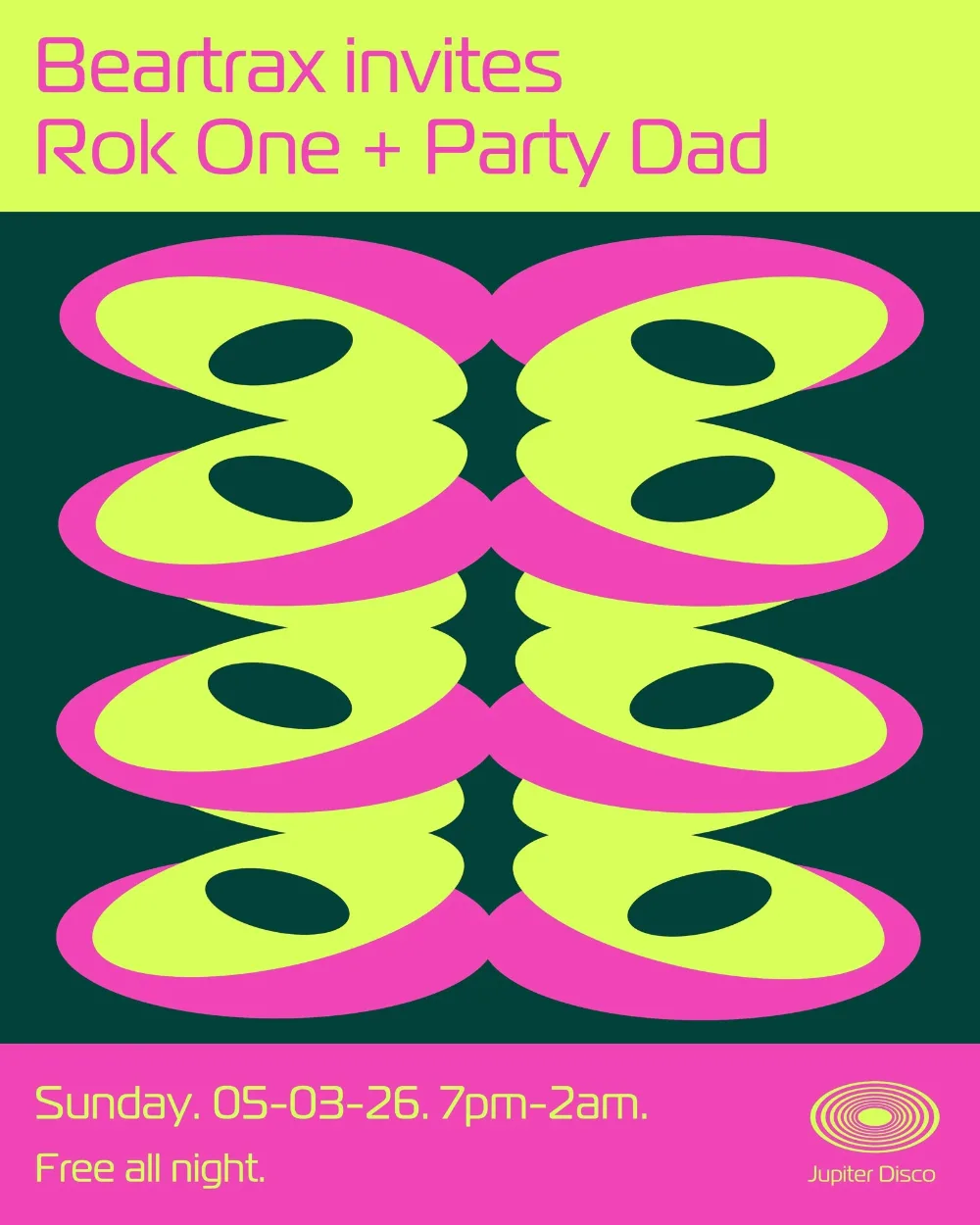 Beartrax invites Rok One + Party Dad