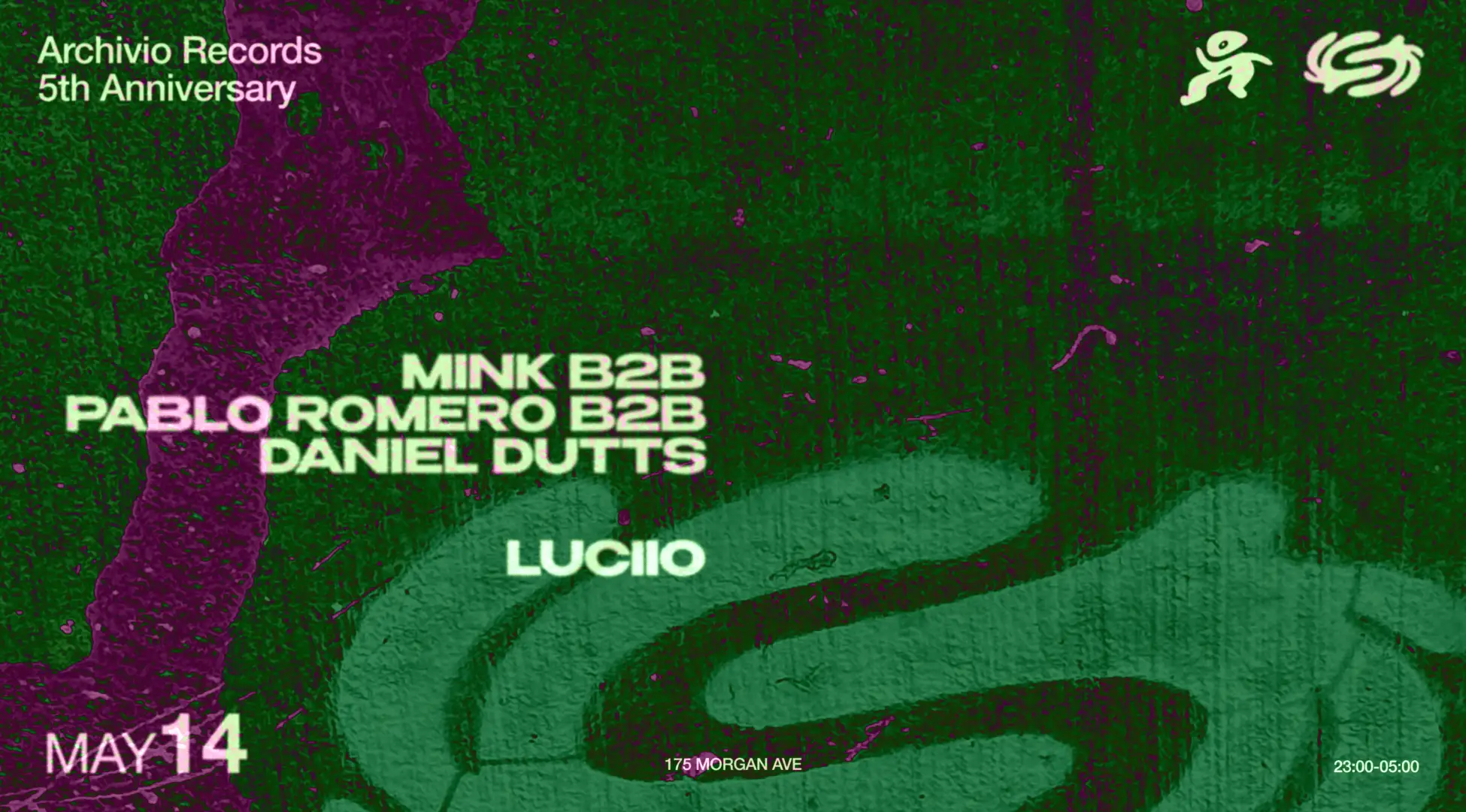 Archivio Records 5th Anniversary: mink b2b Pablo Romero b2b Daniel Dutts