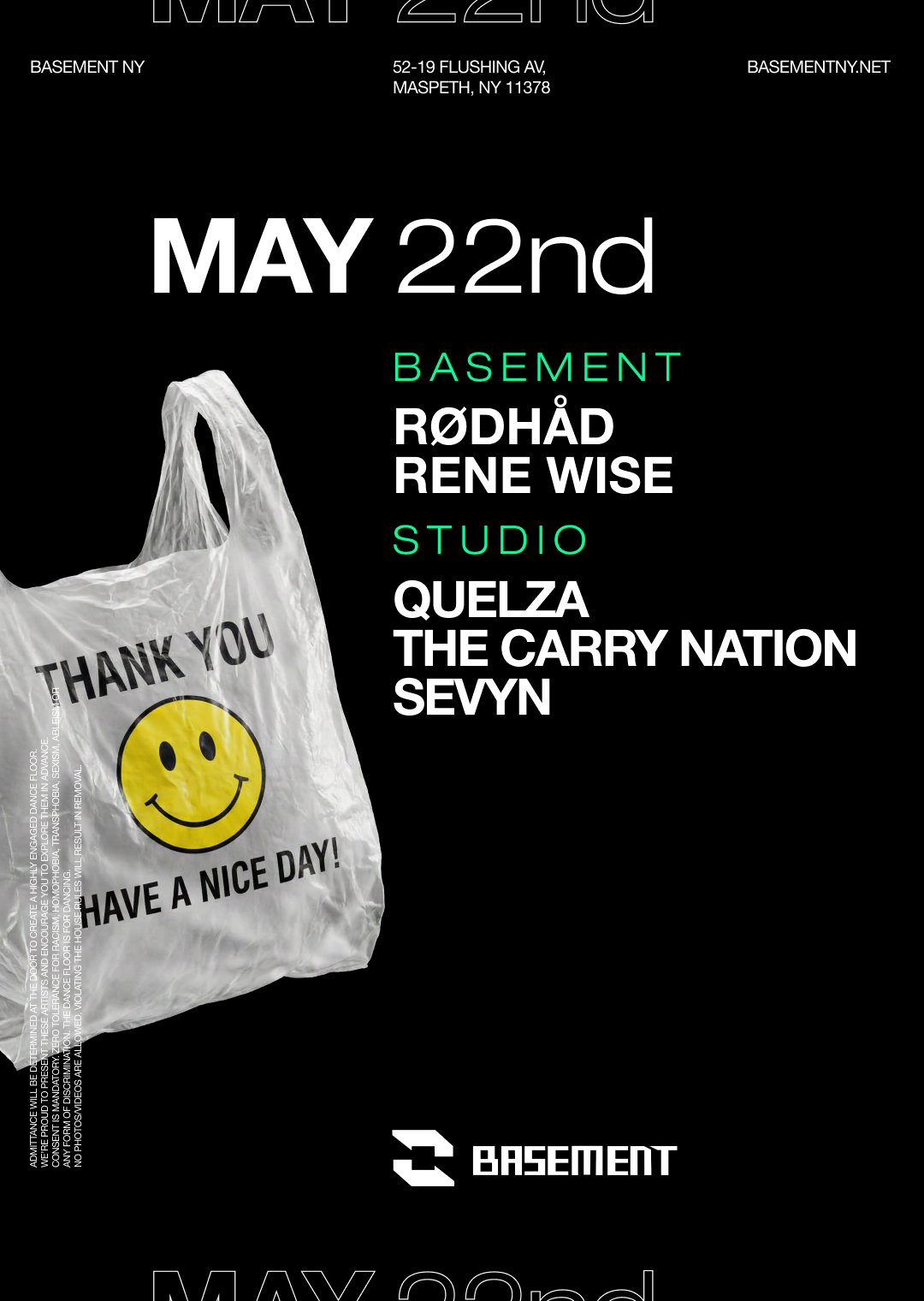 Rødhåd / Rene Wise / Quelza / The Carry Nation / Sevyn
